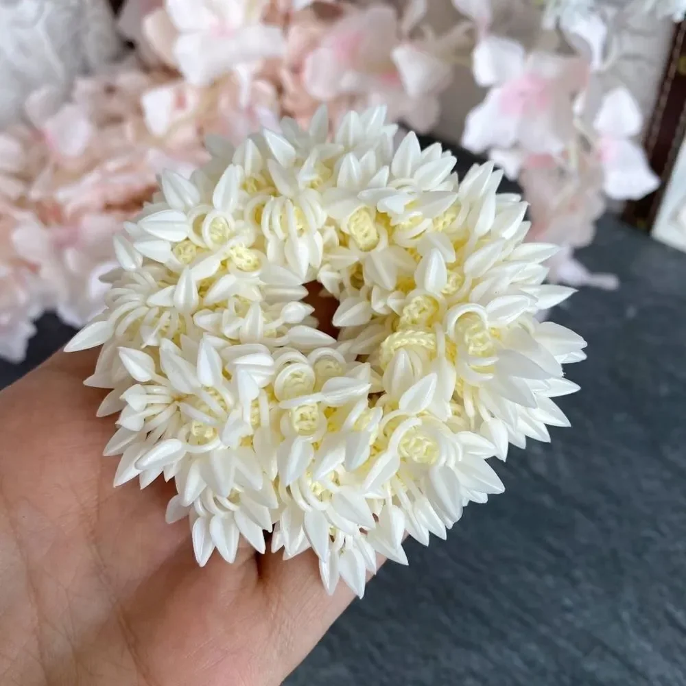 SOKORA JEWELS Jasmine Flowers Hair Scrunchie